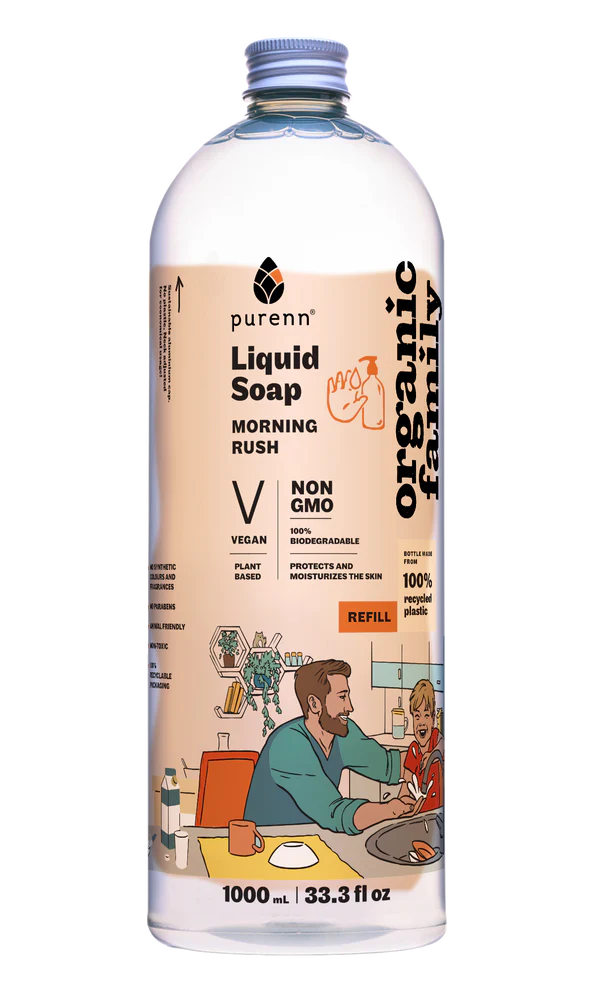 Liquid soap with rowanberry and linden extracts. Morning Rush 1L